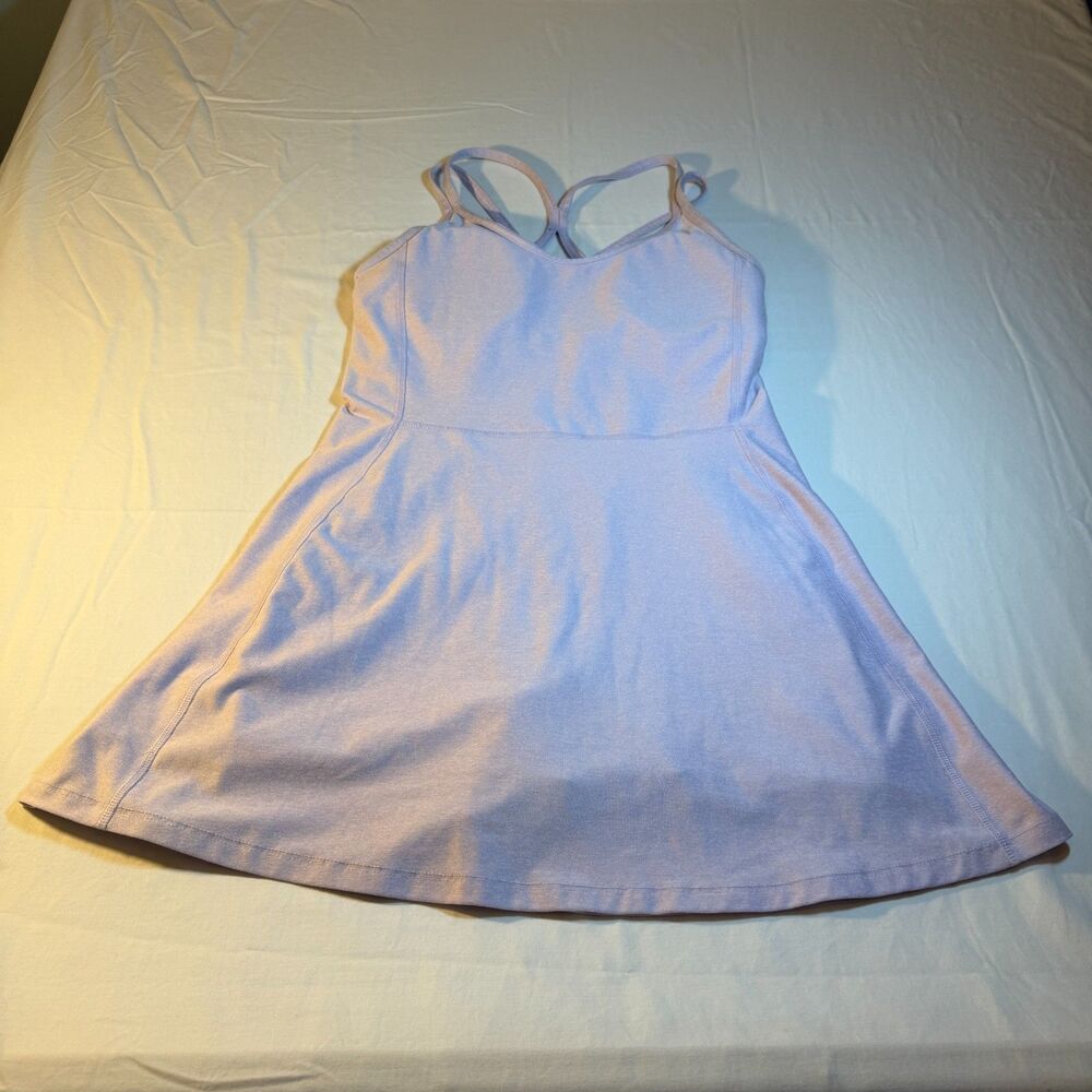 Old Navy Active Cloud+ Comfy S Lavender Polyester Spandex Strappy Dress Short